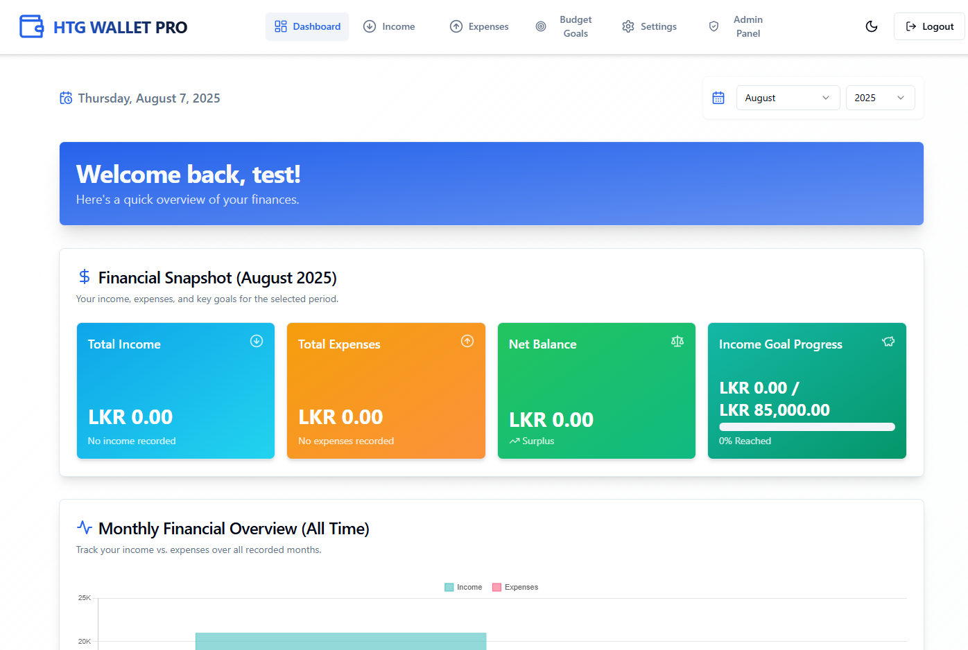 Income Expenses Tracker