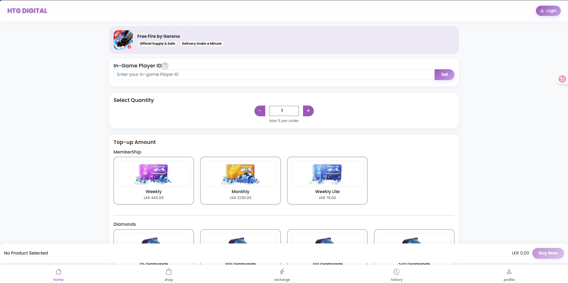 HTG DIGITAL STORE (Screenshot 3)