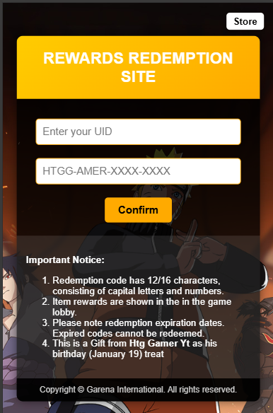 Free Fire Redeem bot!